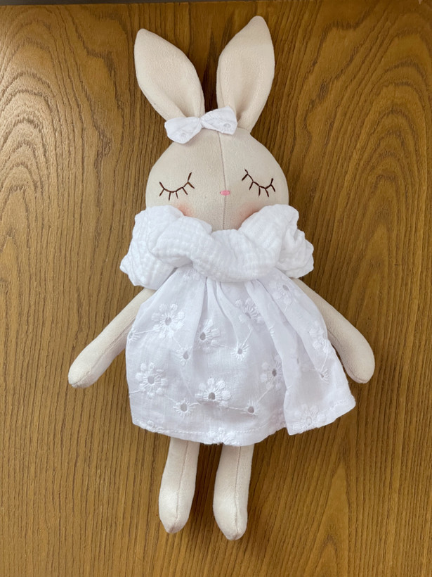 عروسک خرگوش پارچه ای دست ساز