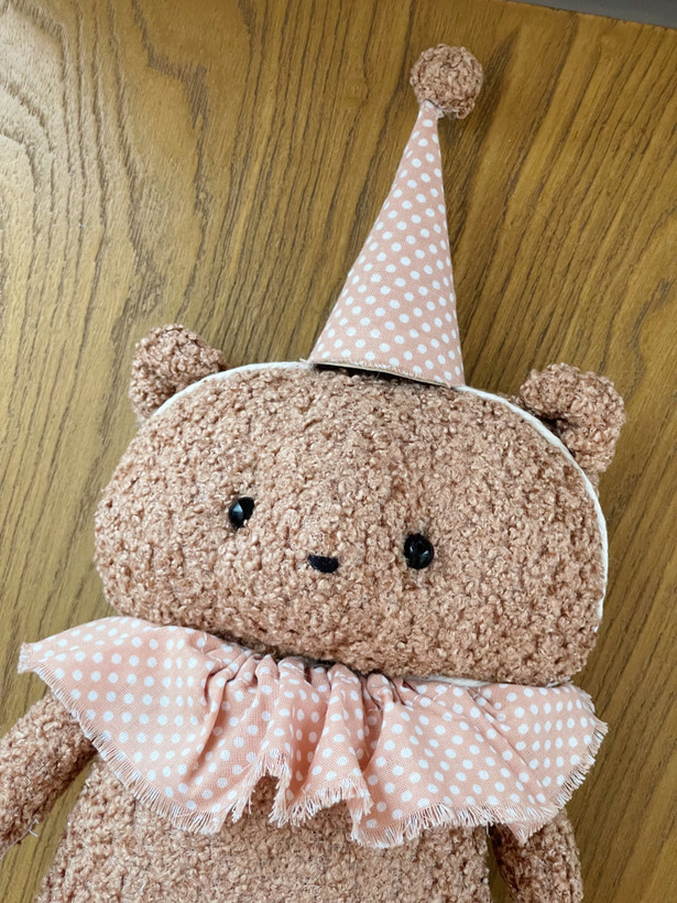 🧸 عروسک پارچهای تدی دستساز