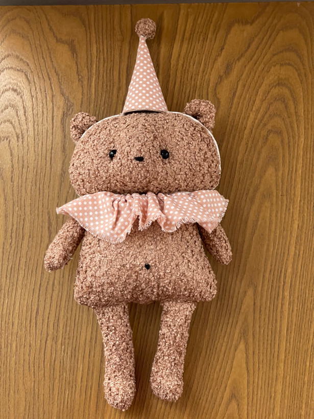 🧸 عروسک پارچهای تدی دستساز
