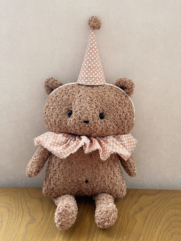 🧸 عروسک پارچهای تدی دستساز